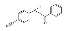 4-[(2S,3R)-3-benzoyloxiran-2-yl]benzonitrile Structure