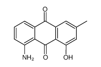 8-amino-1-hydroxy-3-methyl-anthraquinone Structure