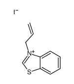 3-prop-2-enyl-1,3-benzothiazol-3-ium,iodide Structure