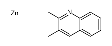 2,3-dimethylquinoline,zinc Structure