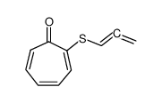 2-(1,2-propadienylthio)tropone结构式