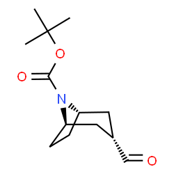 tert-butyl (1R,3S,5S)-rel-3-formyl-8-azabicyclo[3.2.1]octane-8-carboxylate picture