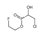 (2-chloro-1-hydroxyethyl)-(2-fluoroethoxy)-oxophosphanium Structure