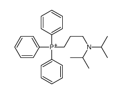 3-[di(propan-2-yl)amino]propyl-triphenylphosphanium Structure