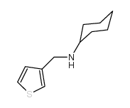 N-(thiophen-3-ylmethyl)cyclohexanamine Structure