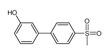 4-(甲基磺酰基)-[1,1-联苯]-3-醇结构式