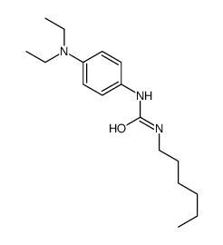 1-[4-(diethylamino)phenyl]-3-hexylurea结构式