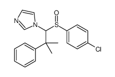 1-[1-(4-chlorophenyl)sulfinyl-2-methyl-2-phenylpropyl]imidazole结构式