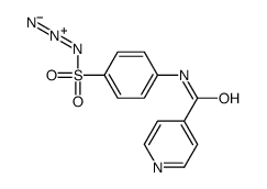 N-(4-azidosulfonylphenyl)pyridine-4-carboxamide结构式