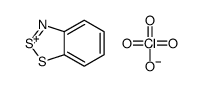 1,2,3-benzodithiazol-1-ium,perchlorate结构式