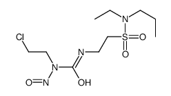 1-(2-chloroethyl)-3-[2-[ethyl(propyl)sulfamoyl]ethyl]-1-nitrosourea Structure