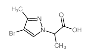 2-(4-溴-3-甲基-1H-吡唑-1-基)丙酸图片