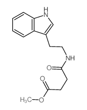 Butanoic acid,4-[[2-(1H-indol-3-yl)ethyl]amino]-4-oxo-, methyl ester structure