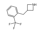 3-[[2-(trifluoromethyl)phenyl]methyl]azetidine Structure