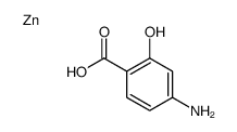 [4-amino-2-hydroxybenzoato-O1,O2]zinc structure