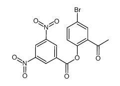 5'-bromo-2'-(3,5-dinitrobenzoyloxy)acetophenone结构式