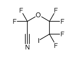 2,2-difluoro-2-(1,1,2,2-tetrafluoro-2-iodoethoxy)acetonitrile Structure