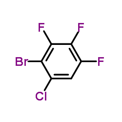 1-Bromo-2-chloro-4,5,6-trifluorobenzene结构式