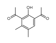 1,1'-(2-Hydroxy-4,5-dimethyl-1,3-phenylene)diethanone Structure