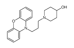 1-(3-phenoxazin-10-ylpropyl)piperidin-4-ol Structure