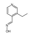 Isonicotinaldehyde, 3-ethyl-, oxime (6CI) structure