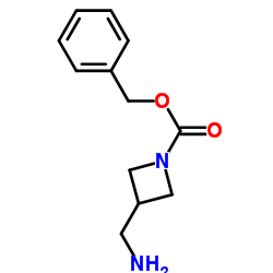 Benzyl 3-(aminomethyl)-1-azetidinecarboxylate Structure