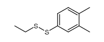 3,4-dimethylphenyl ethyl disulfide Structure