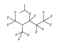 1,1,1,2,2,3,5,5,5-nonafluoro-3-isopropoxy-4-(trifluoromethyl)pentane Structure