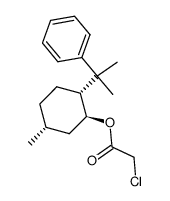 Acetic acid, chloro-, 5-methyl-2-(1-methyl-1-phenylethyl)cyclohexyl ester, 1S-(1.alpha.,2.beta.,5.beta.)-结构式