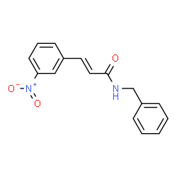 N-BENZYL-3-(3-NITROPHENYL)ACRYLAMIDE结构式