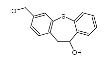 3-hydroxymethyl-10-hydroxy-10,11-dihydrodibenzothiepin结构式