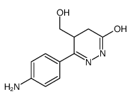 3-(4-aminophenyl)-4-(hydroxymethyl)-4,5-dihydro-1H-pyridazin-6-one结构式