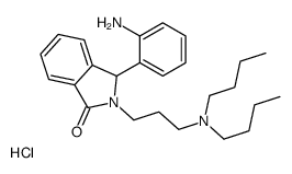 3-(2-aminophenyl)-2-[3-(dibutylamino)propyl]-3H-isoindol-1-one,hydrochloride结构式