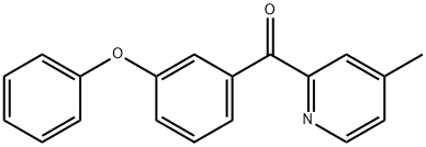 4-Methyl-2-(3-phenoxybenzoyl)pyridine Structure