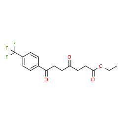 ETHYL4,7-DIOXO-7-(4-(TRIFLUOROMETHYL)PHENYL)HEPTANOATE结构式