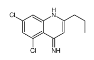 4-Amino-5,7-dichloro-2-propylquinoline structure