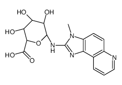 2-amino-3-methylimidazo-(4,5-f)quinoline N-glucuronide structure