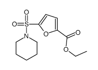 ethyl 5-piperidin-1-ylsulfonylfuran-2-carboxylate Structure