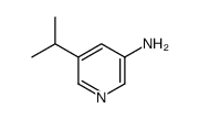 5-异丙基吡啶-3-胺结构式