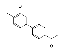 1-[4-(3-hydroxy-4-methylphenyl)phenyl]ethanone结构式