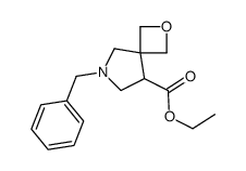 ethyl 6-benzyl-2-oxa-6-azaspiro[3.4]octane-8-carboxylate structure