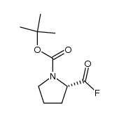 tert-butyl 2-(fluorocarbonyl)pyrrolidine-1-carboxylate结构式