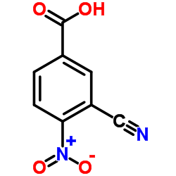 3-Cyano-4-nitrobenzoic acid结构式