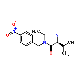 N-Ethyl-N-(4-nitrobenzyl)-L-valinamide Structure