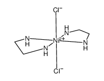 nickel(II)(ethylenediamine)2Cl2结构式