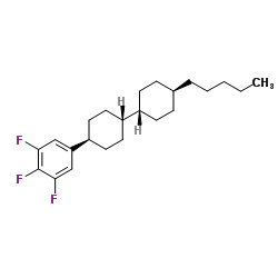 反,反-4'-戊基-4-(3,4,5-三氟苯基)双环己烷结构式