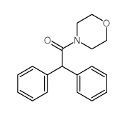 Ethanone,1-(4-morpholinyl)-2,2-diphenyl- Structure