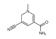 Nicotinamide, 5-cyano-1,6-dihydro-1-methyl- (8CI) Structure