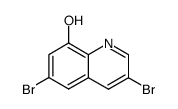 3,6-dibromo-8-quinolinol Structure