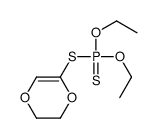 2,3-dihydro-1,4-dioxin-5-ylsulfanyl-diethoxy-sulfanylidene-λ5-phosphane Structure